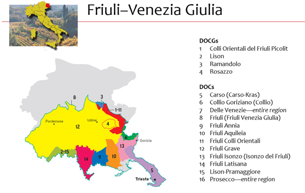 kde najdeme Friuli